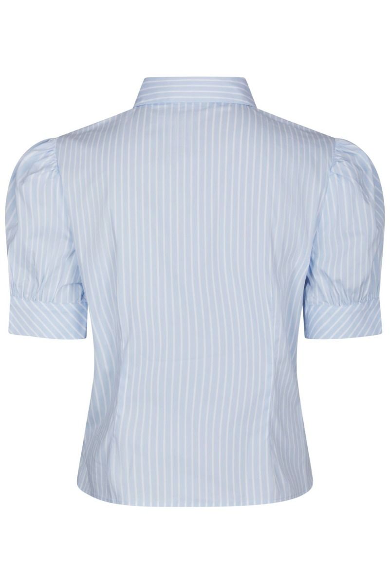 Neo Noir - Skjorte - Frannie Soft Stripe Shirt - Light Blue