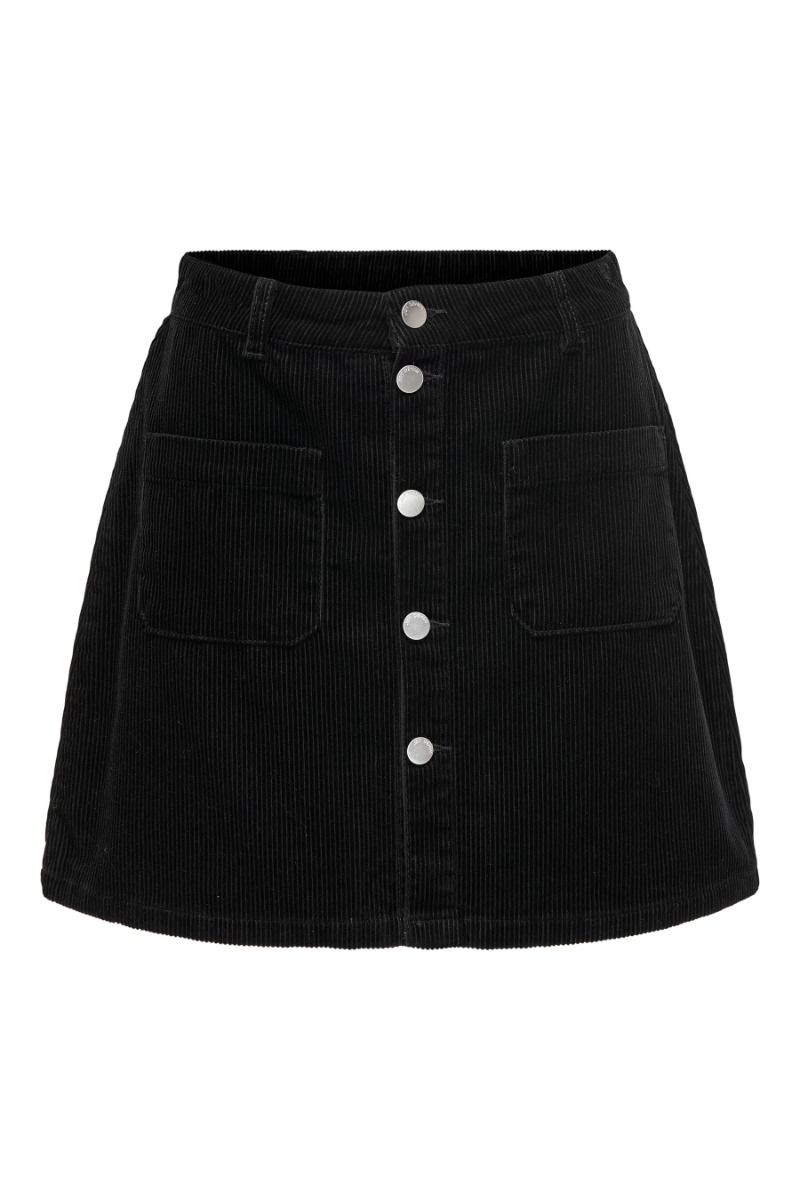 JDY - Nederdel - Shiraz Corduroy Skirt - Black
