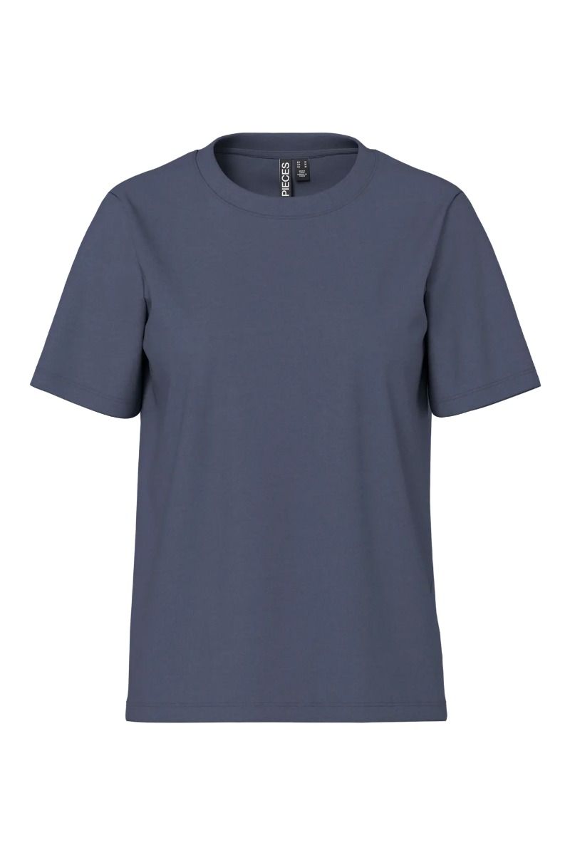Pieces - T-shirt - Ria SS Solid Tee - Ombre Blue