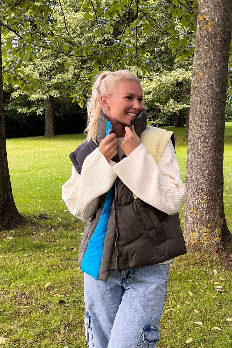 Gestuz - Jakke - Havan GZ 2in1 Puffer Jacket - Forest Night