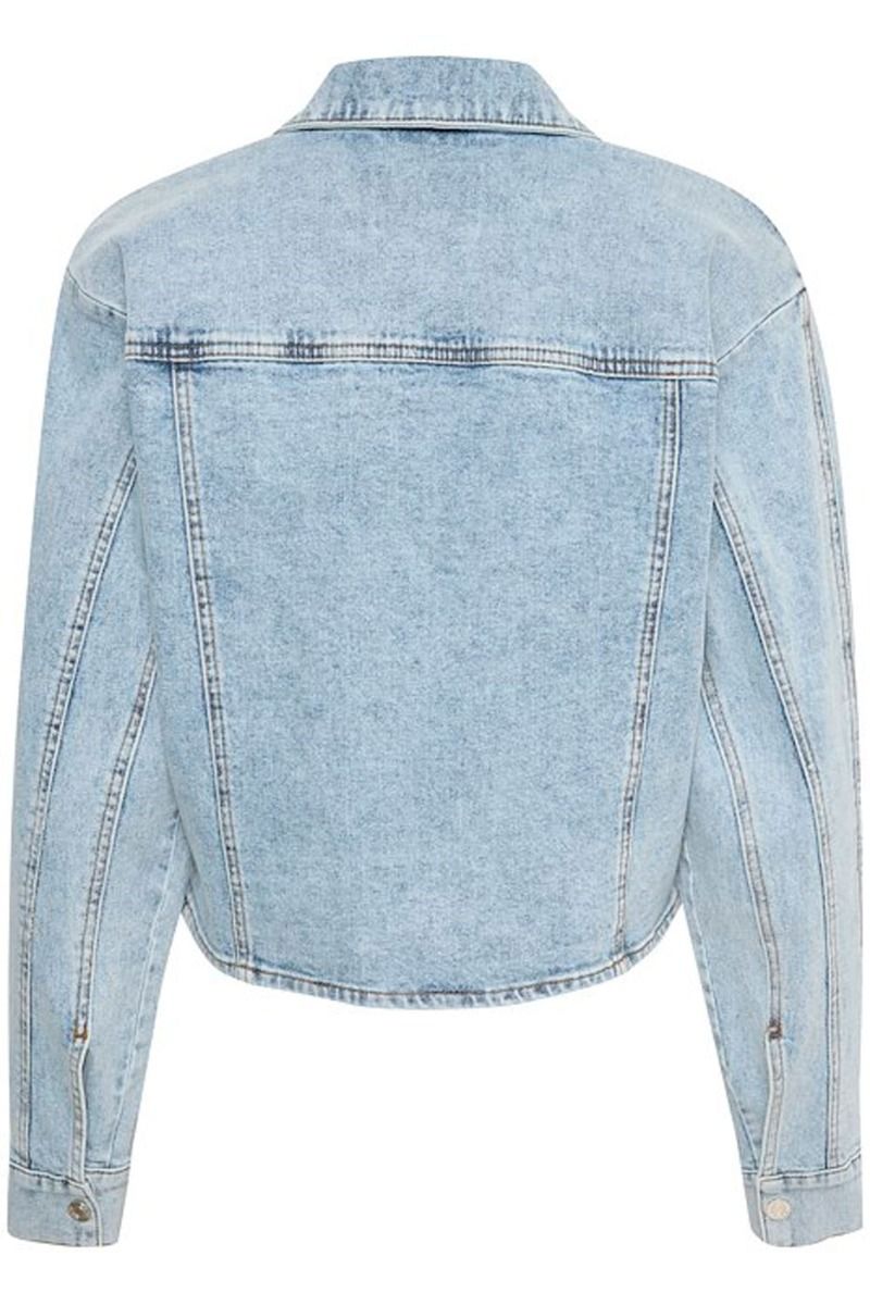 Gestuz - Jakke - JaniceGZ Denim Jacket - Washed Mid Blue