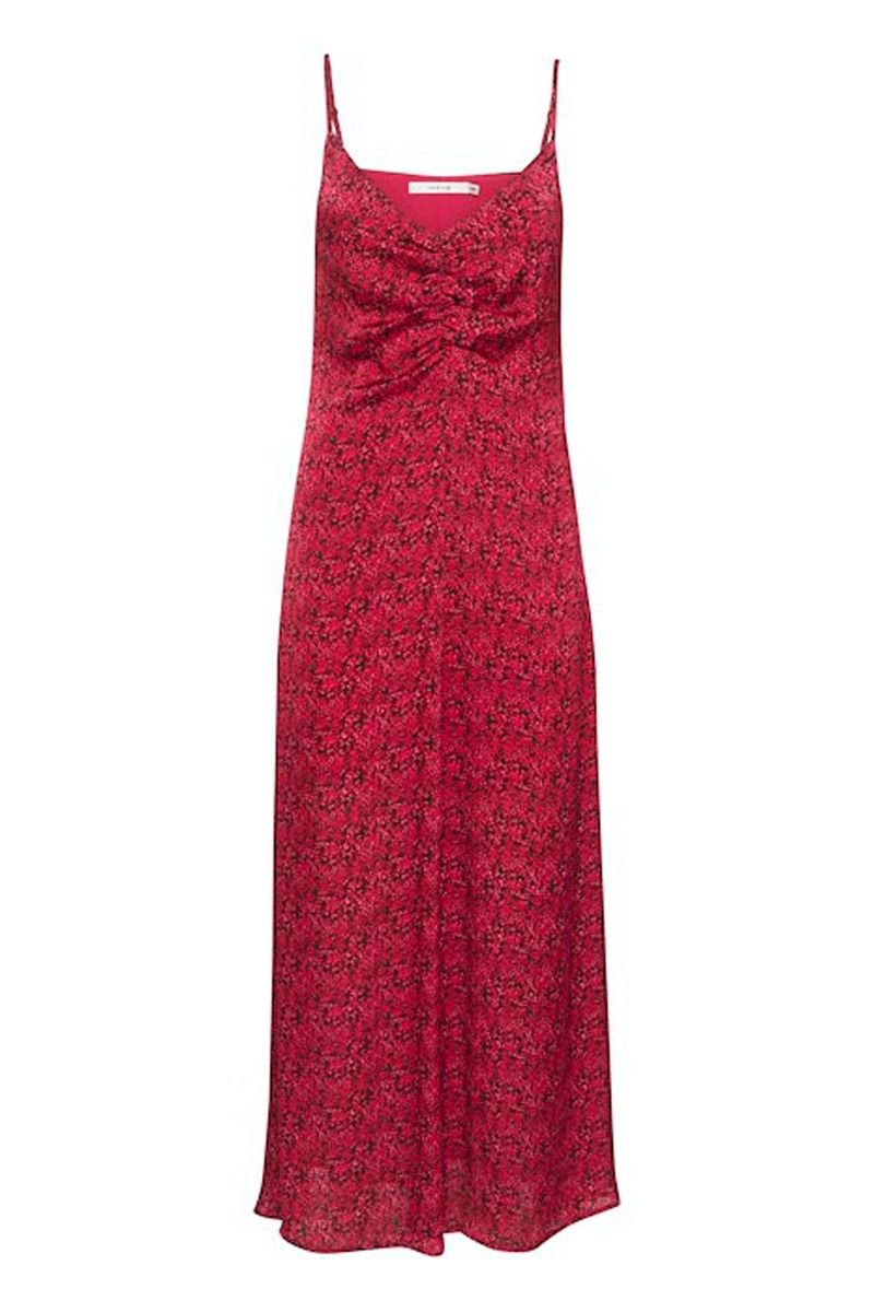 Gestuz - Kjole - DeepaGZ P Slip Dress - Pink Ditsy Flower
