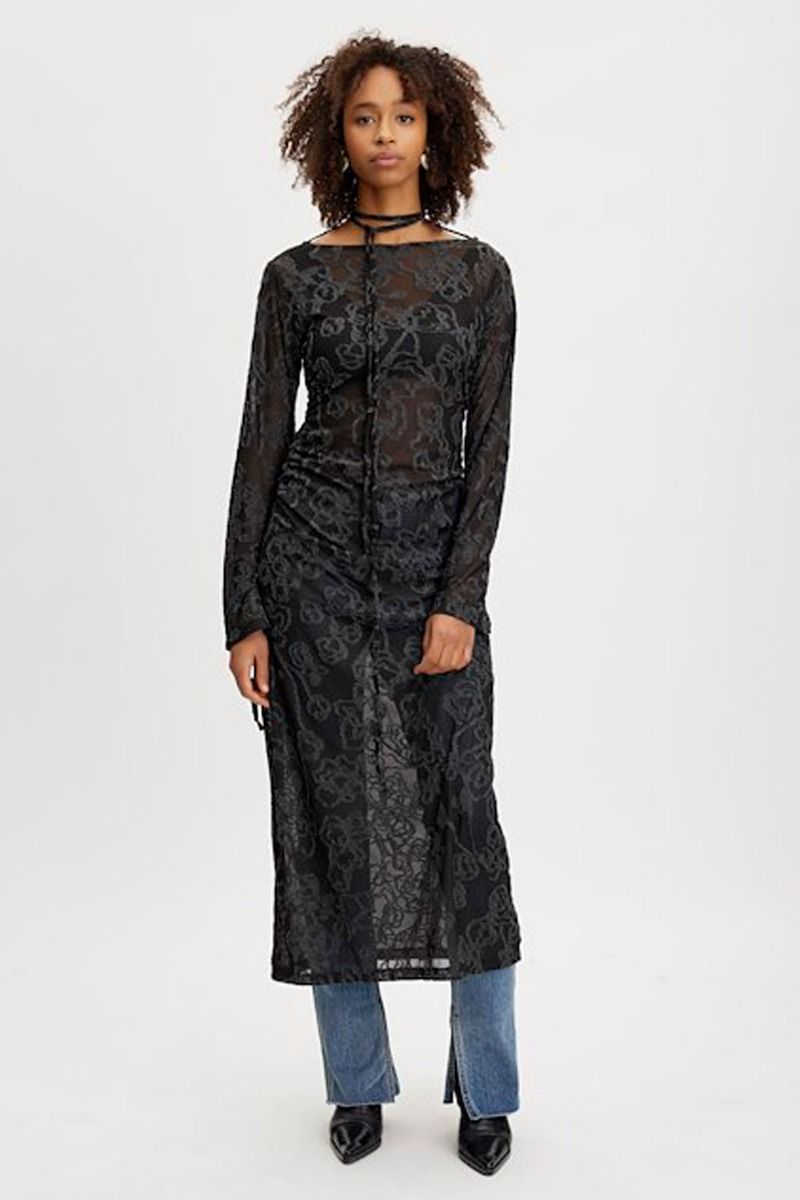 Gestuz - Kjole - ThiaG Long Dress - Black