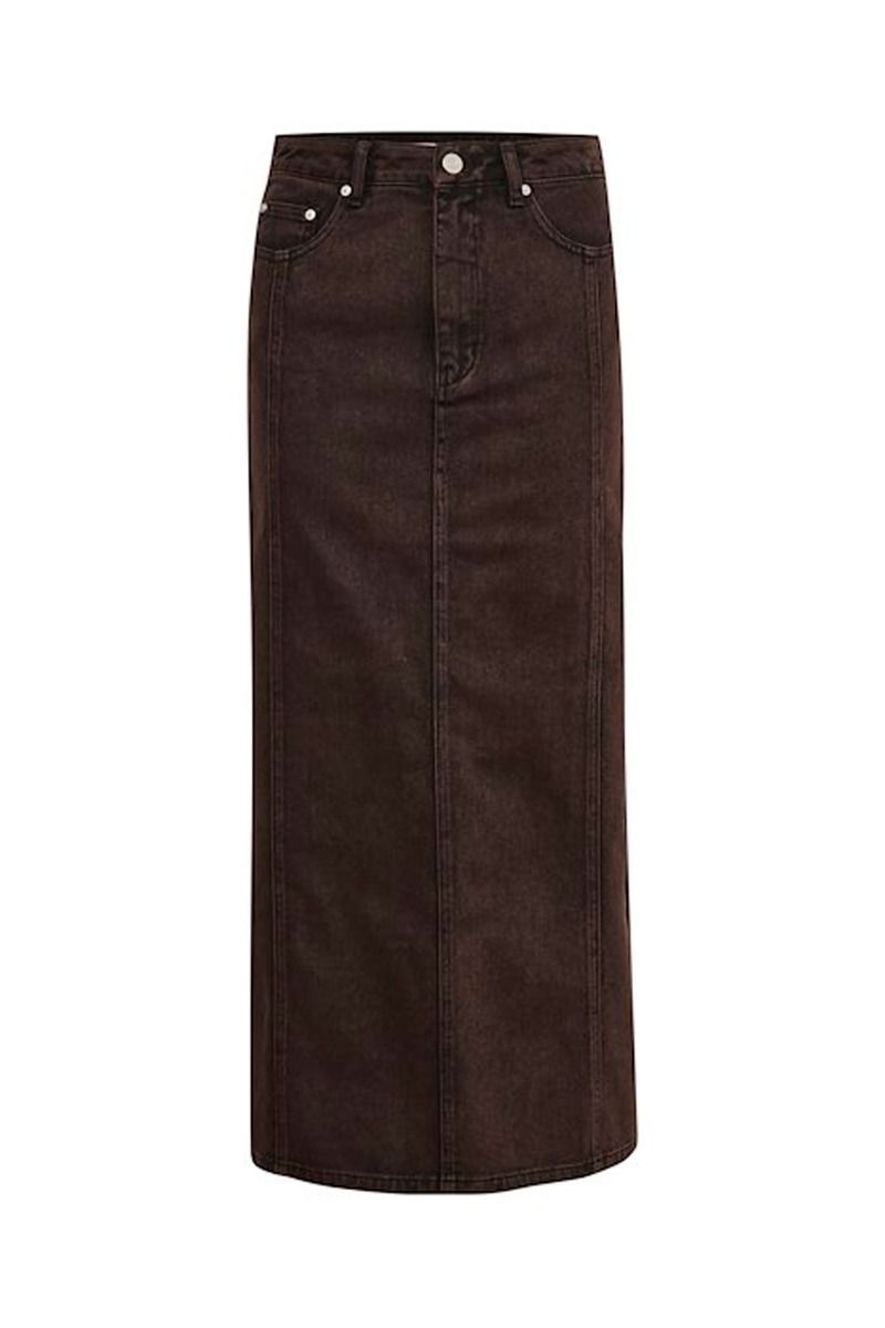 Gestuz - Nederdel - JamillaGZ Long Skirt - Bitter Chocolate