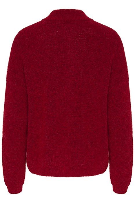 Gestuz - Cardigan - AlphaGZ Short Cardigan - Haute Red Melange