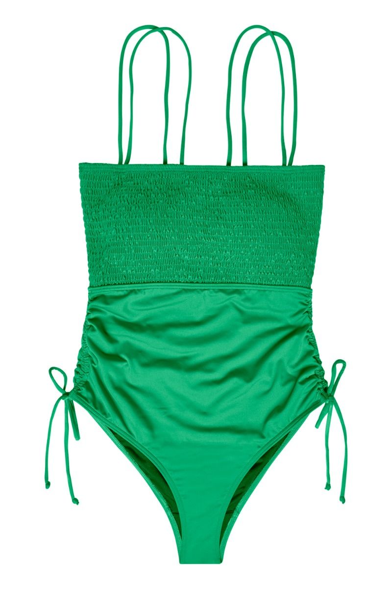 Gestuz - Badedragt - EyjaGZ Swimsuit - Green Bee