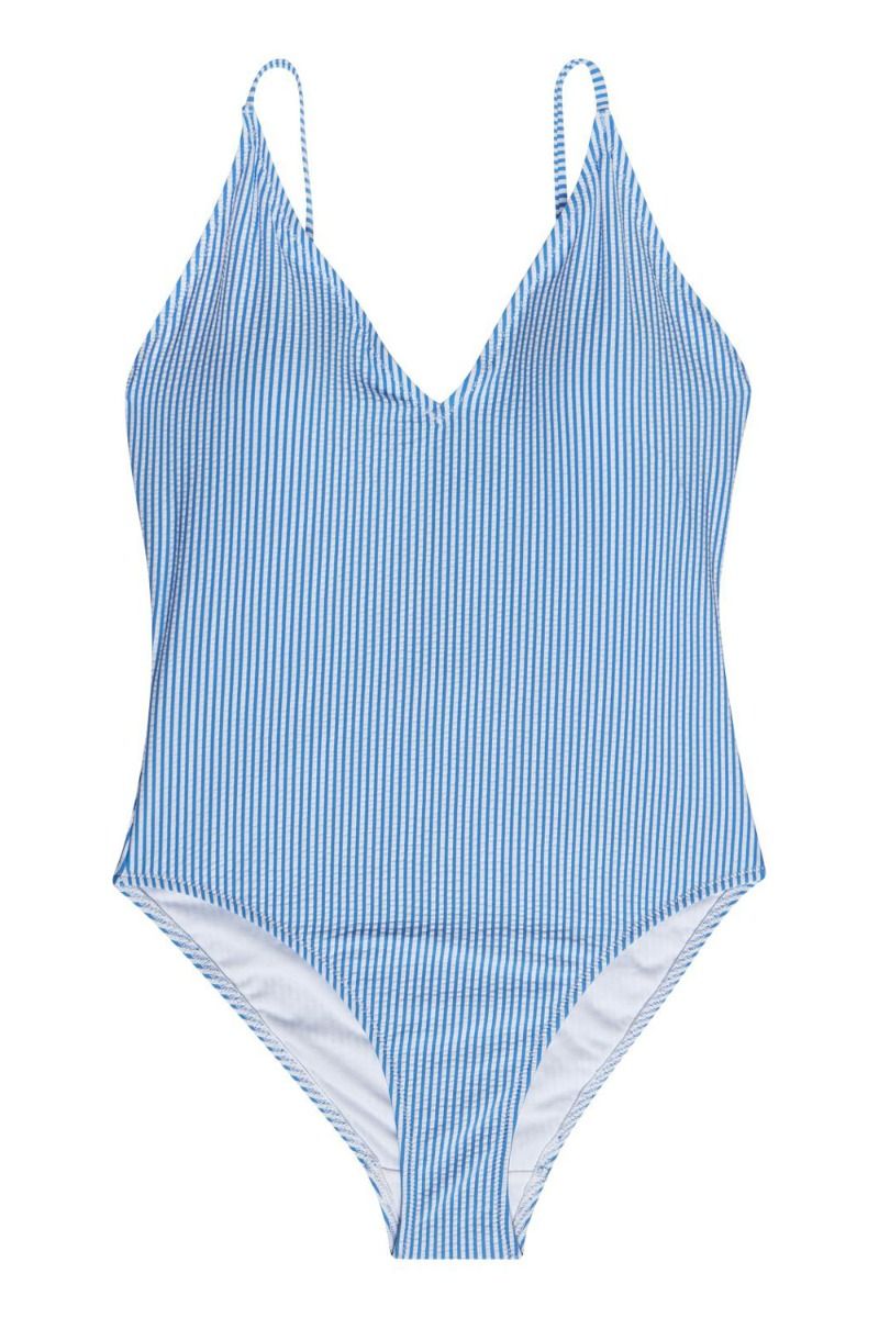 Gestuz - Badedragt - MyoGZ Swimsuit - Blue stripes