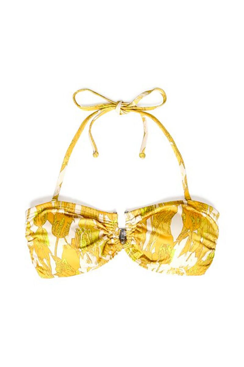 Gestuz - Badetøj - CanaGZ Bikini Top - Yellow Tullip
