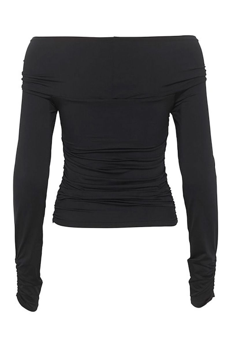 Gestuz - Bluse - InaraGZ ls Knot Blouse - Black