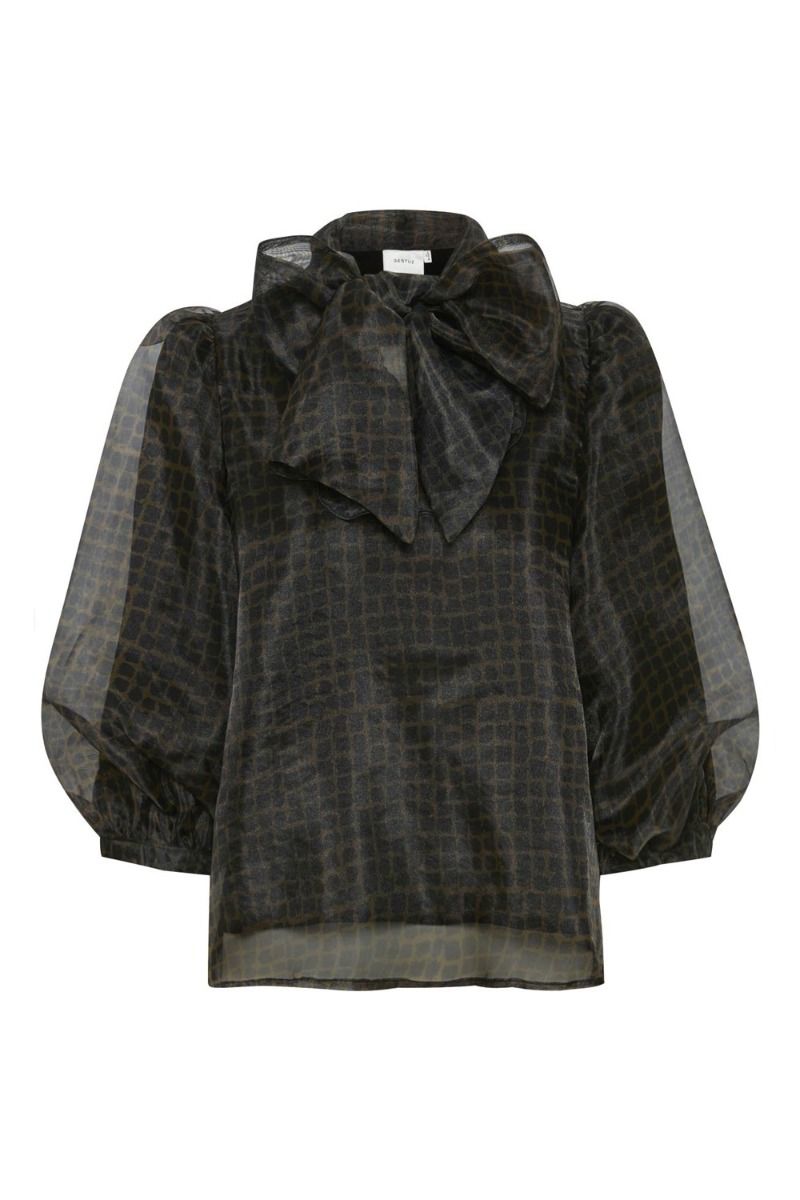 Gestuz - Bluse - LiviaGZ Blouse - Lattica Carafe Check