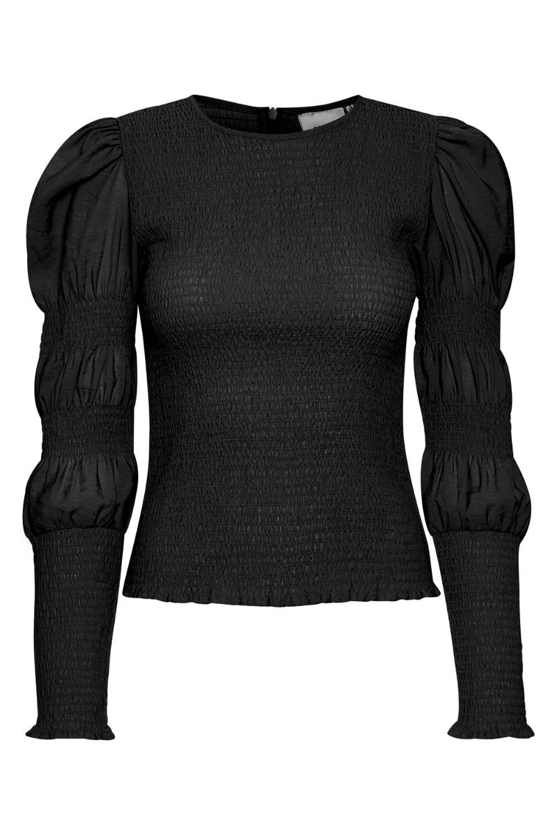 Gestuz - Bluse - Mazzi LS Blouse - Black