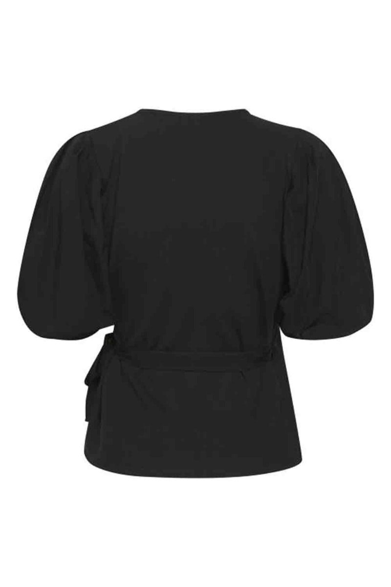 Gestuz - Bluse - Nema Wrap Blouse - Black