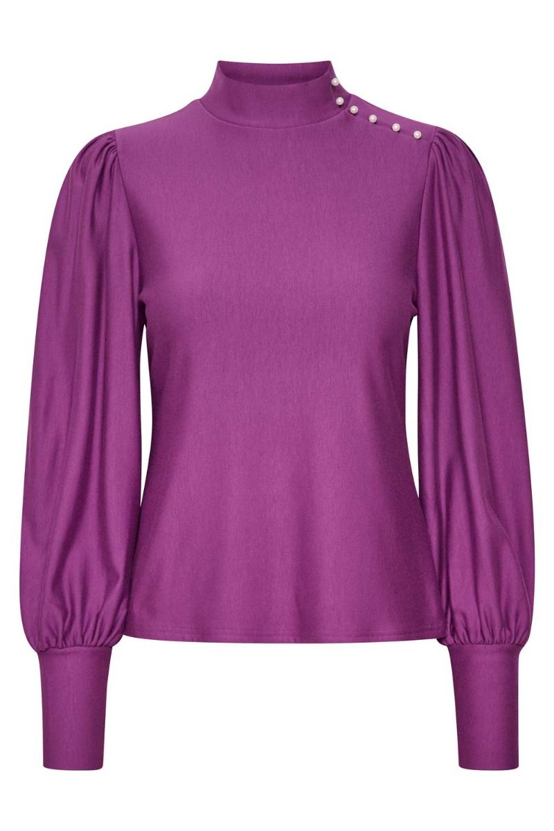 Gestuz - Bluse - RifaGZ Button Blouse - Byzantium