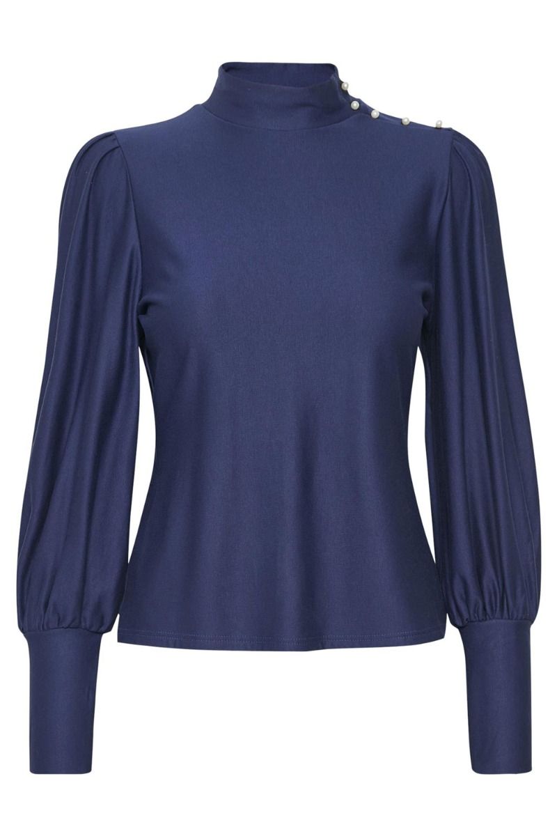 Gestuz - Bluse - RifaGZ Button Blouse - Ocean Cavern