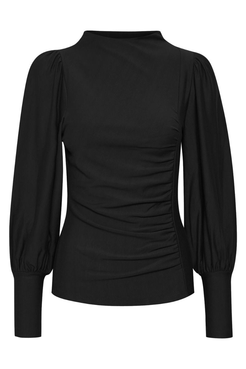 Gestuz - Bluse - Rifa GZ Puff Blouse - Black