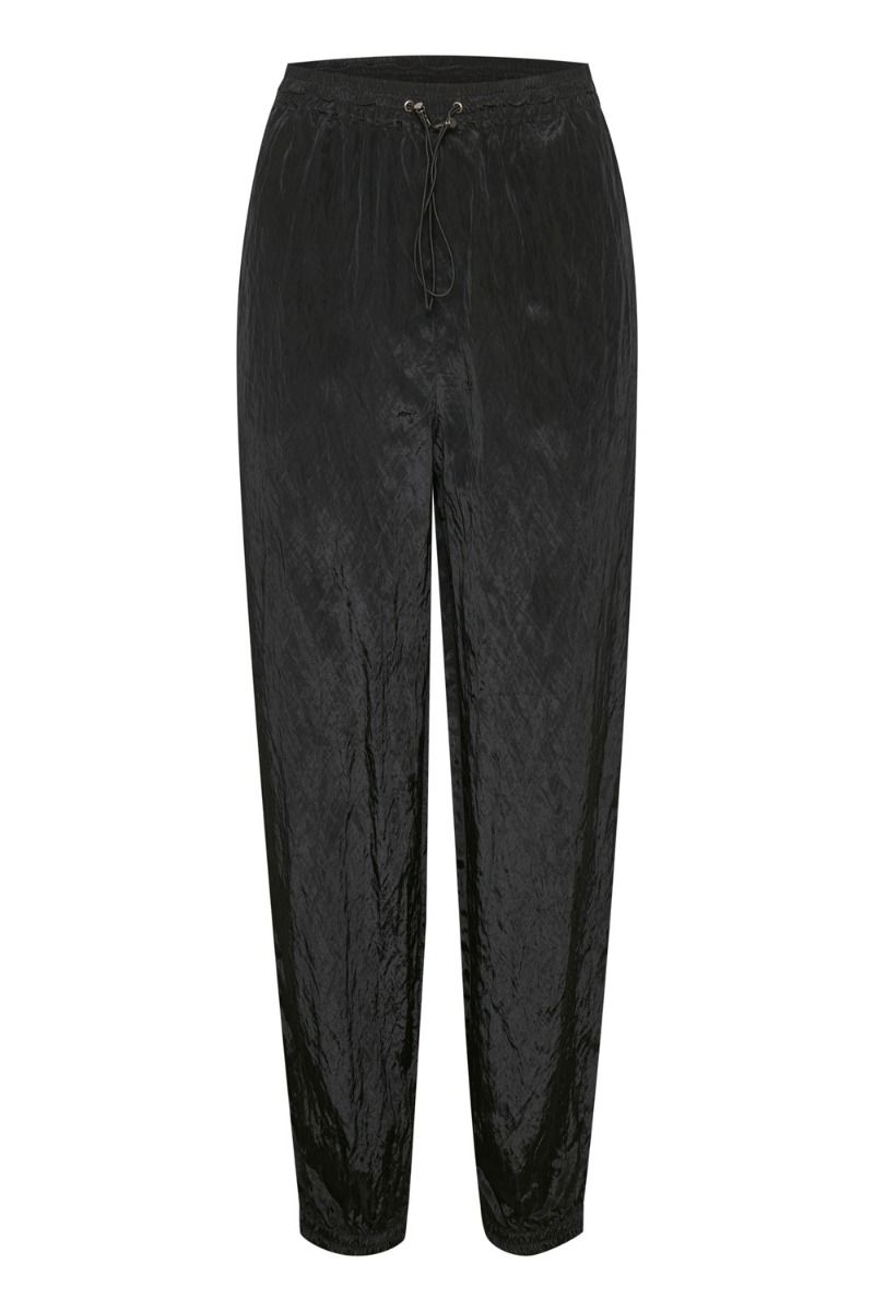 Gestuz - Bukser -  Cleo GZ HW pants - Black