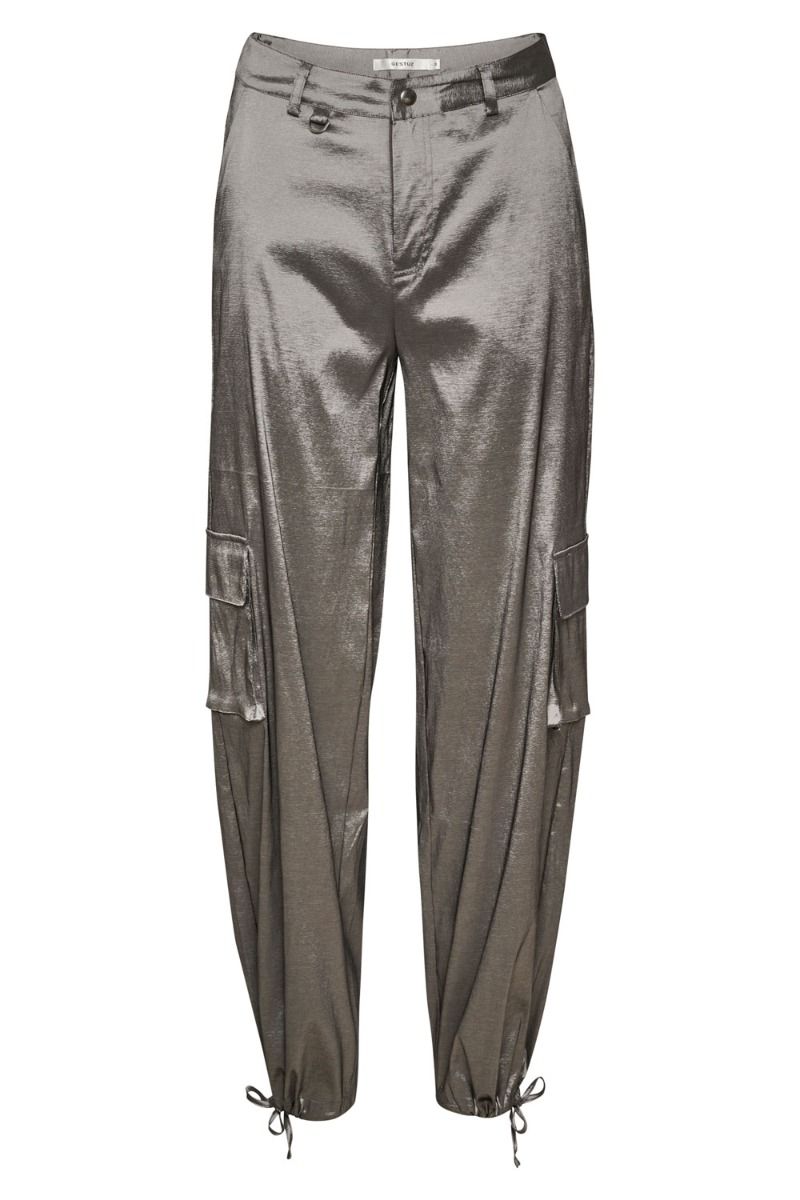 Gestuz - Bukser - LityGZ MW Pants - Rock Grey
