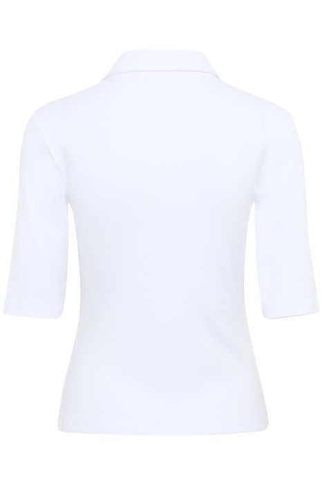 Gestuz - T-shirt - GZdrew Polo Top - Bright White