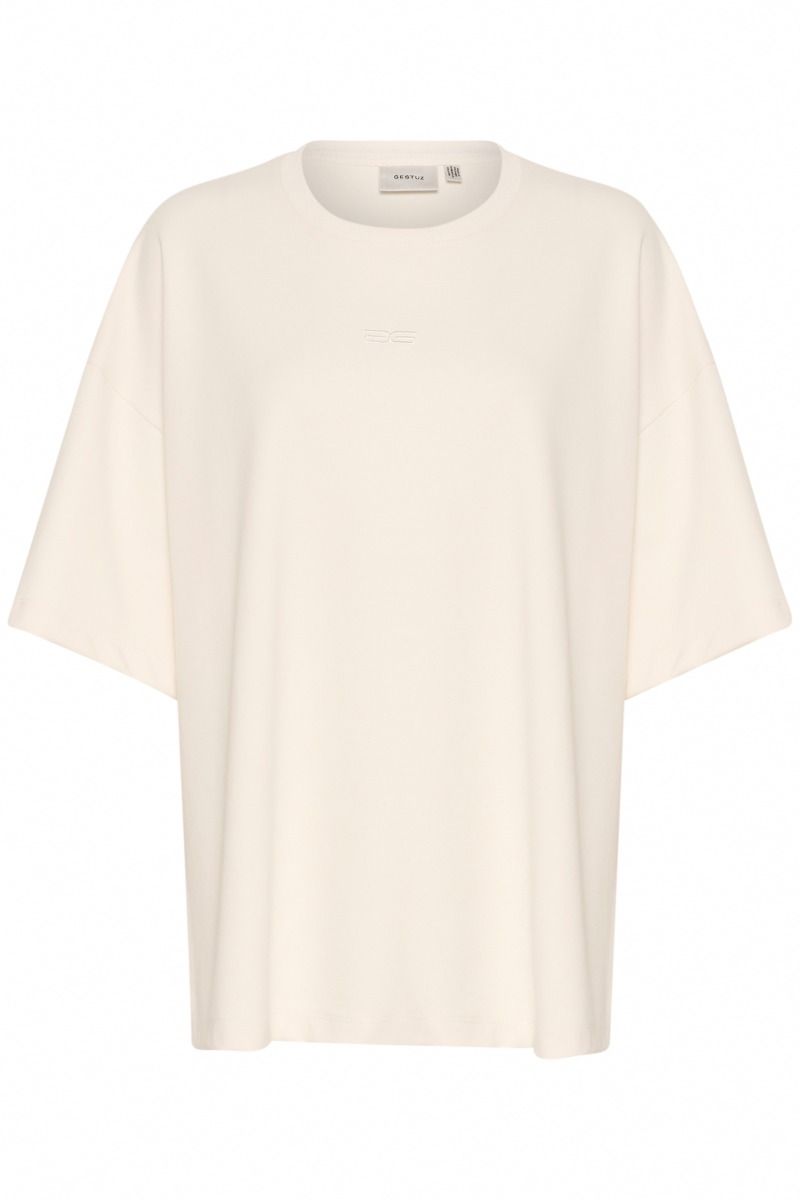 Gestuz - T-shirt - GZimina OZ Tee - Birch