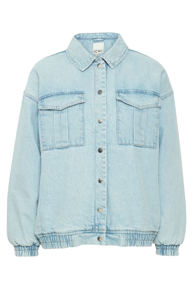 Ichi - Jakke - IH Bossie JA - Light Blue Stone Washed