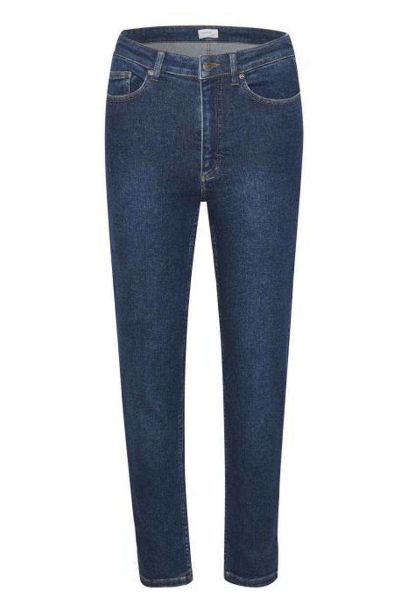 Gestuz - Jeans - AstridGZ HW Slim Jeans NOOS - Denim Blue