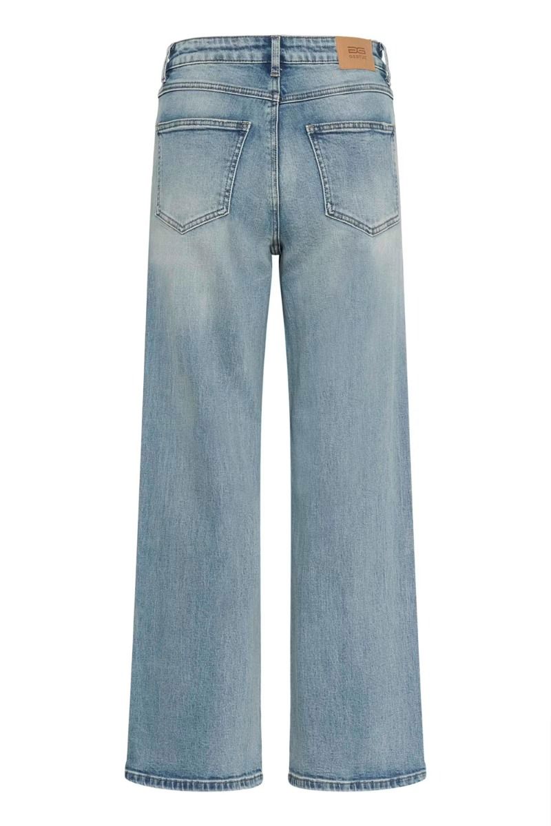 Gestuz - Jeans - Zolani HW wide jeans - Washed blue