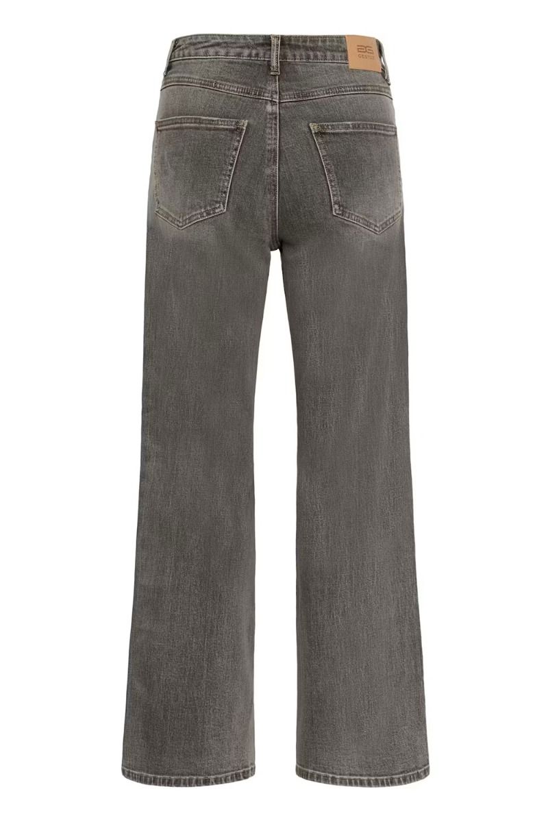 Gestuz - Jeans - Zolani HW wide jeans - Washed light grey