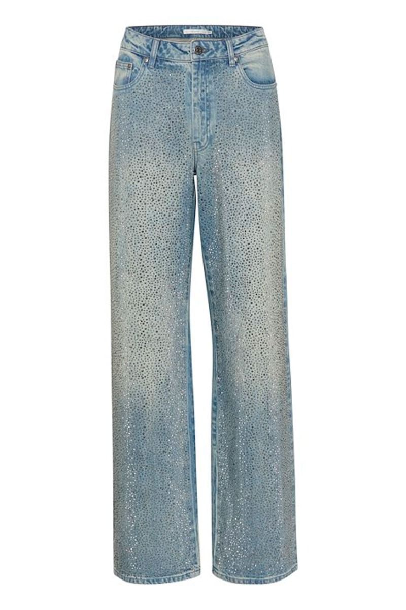 Gestuz - Jeans -ZorahGZ MW Jeans - Mid Blue Washed