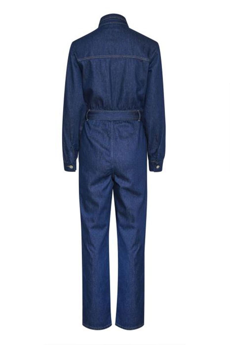 Gestuz - Jumpsuit - Dilenka Jumpsuit - Dark Blue Rinse