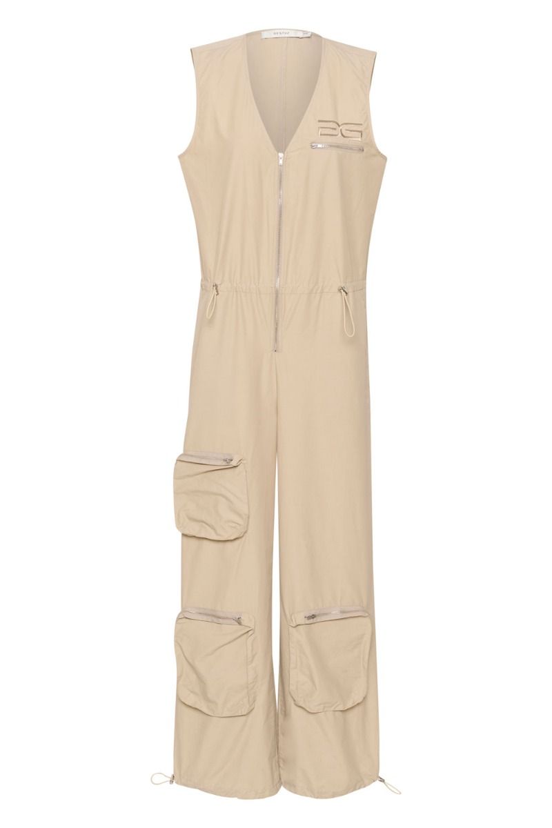 Gestuz - Jumpsuit - EsmanaGZ Jumpsuit - Island Fossil