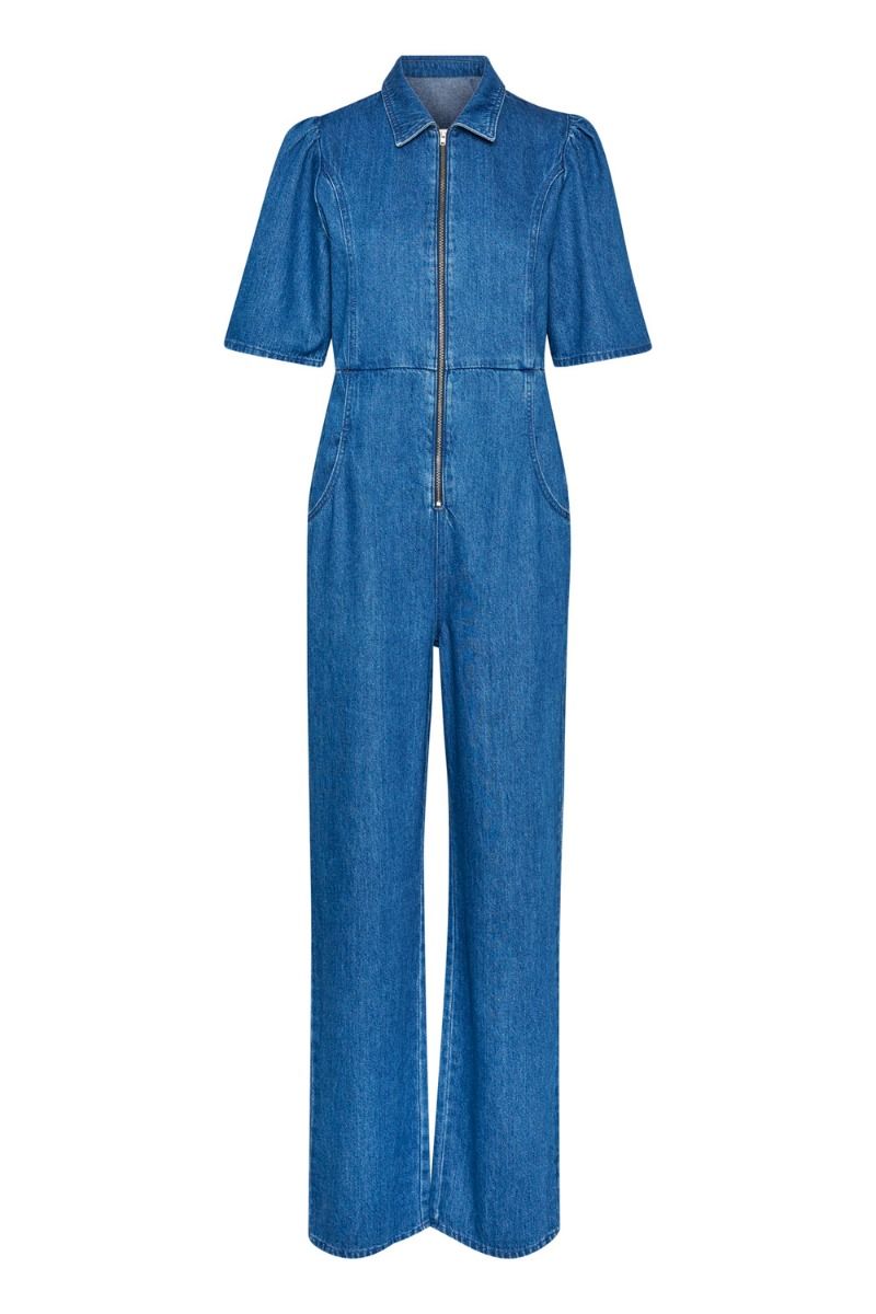 Gestuz - Jumpsuit - Umatilla Jumpsuit - Mid Blue