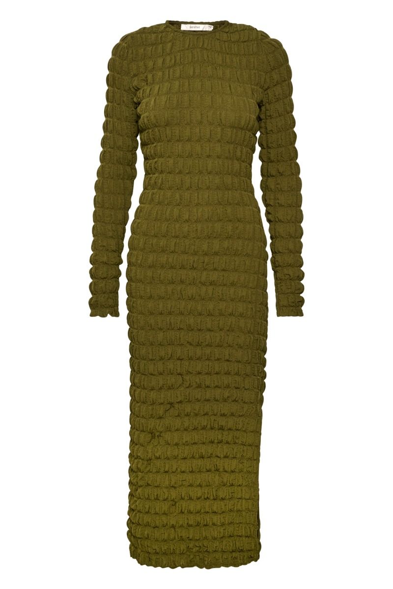 Gestuz - Kjole - AllenyGZ Dress - Dark Olive