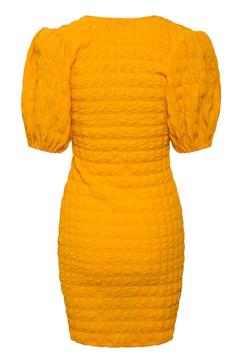 Gestuz - Kjole - AllenyGZ SS Dress - Kumquat