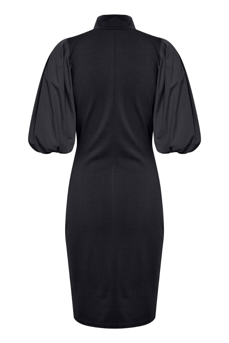 Gestuz - Kjole - Alona Turtleneck Dress - Black