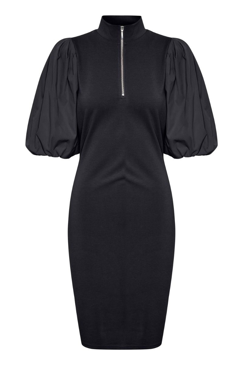 Gestuz - Kjole - Alona Turtleneck Dress - Black