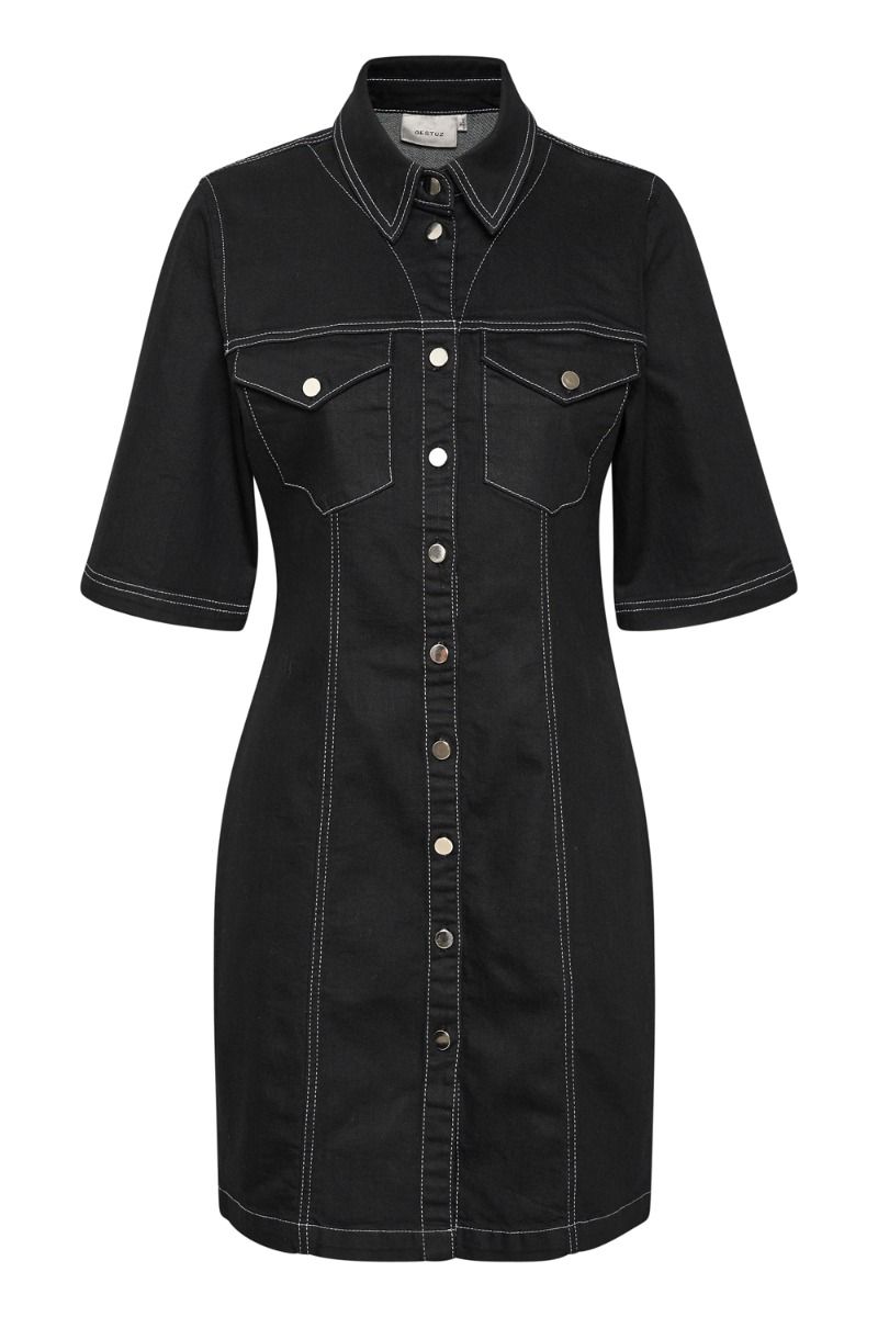 Gestuz - Kjole - Auda Short Dress - Black