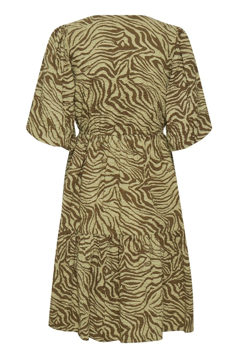 Gestuz - Kjole - Avery Short Dress - Elm zebra