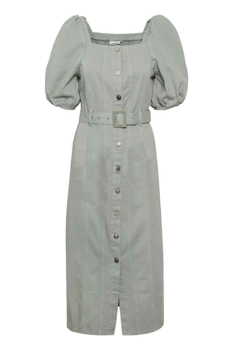 Gestuz - Kjole - Bellio Dress - Slate Gray