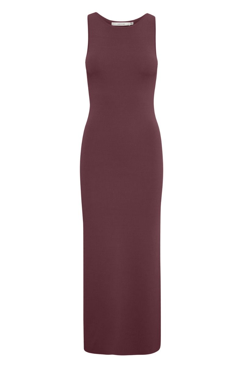 Gestuz - Kjole - BrielleGZ sL Rib Dress - Fudge