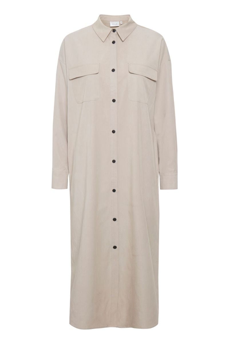 Gestuz - Kjole - Dosia GZ OZ Shirt Dress - Pure Cashmere