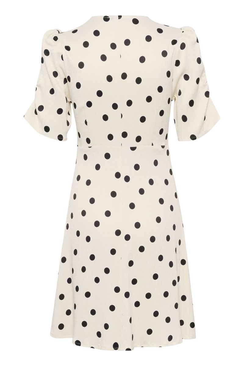 Gestuz - Kjole - DottiaGZ P Short Dress - Afterglow With Black Dot