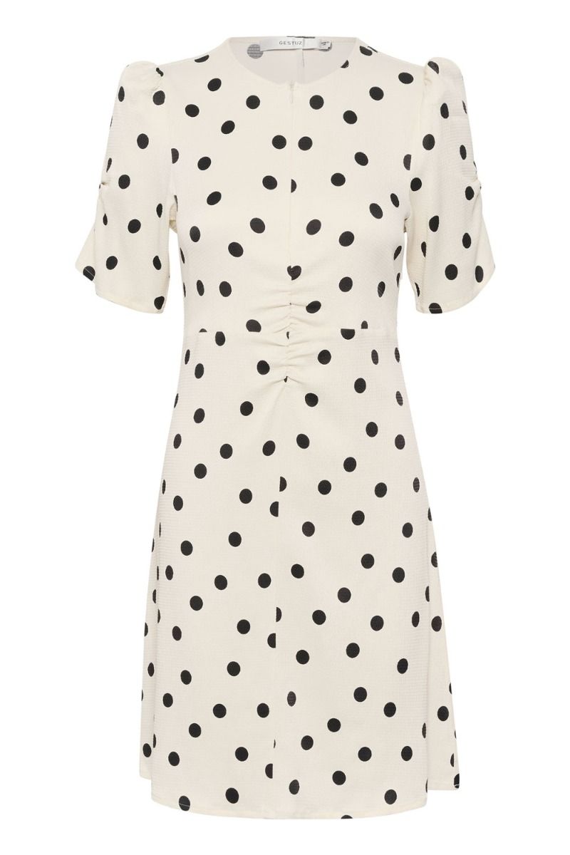 Gestuz - Kjole - DottiaGZ P Short Dress - Afterglow With Black Dot