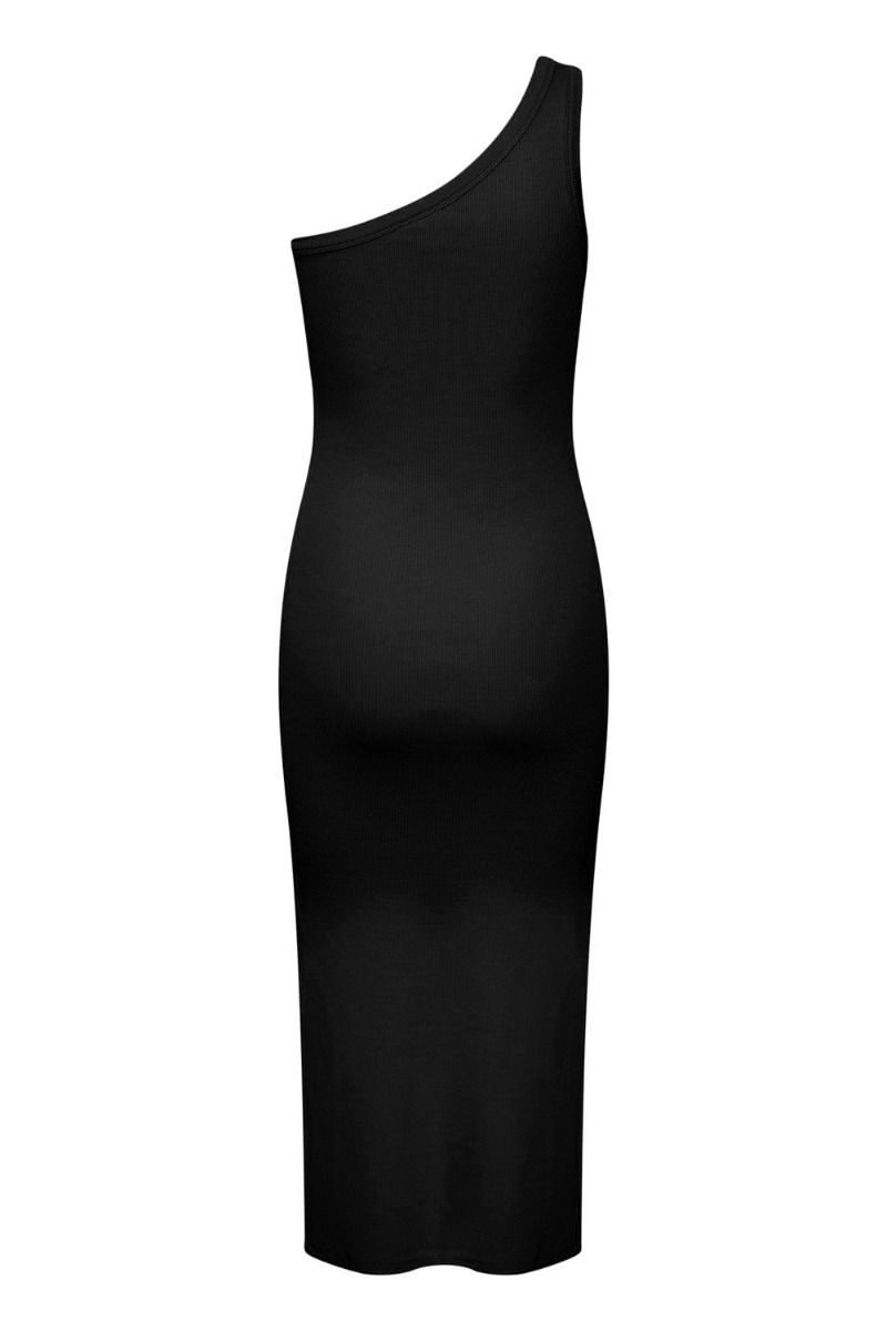 Gestuz - Kjole - DrewGZ One Shoulder Dress - Black