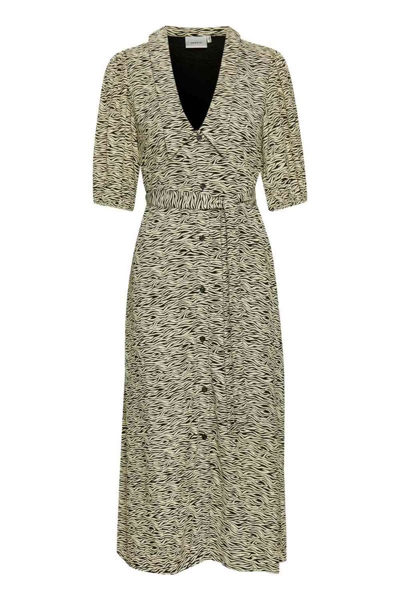 Gestuz - Kjole - Eileen Dress - Yellow wave