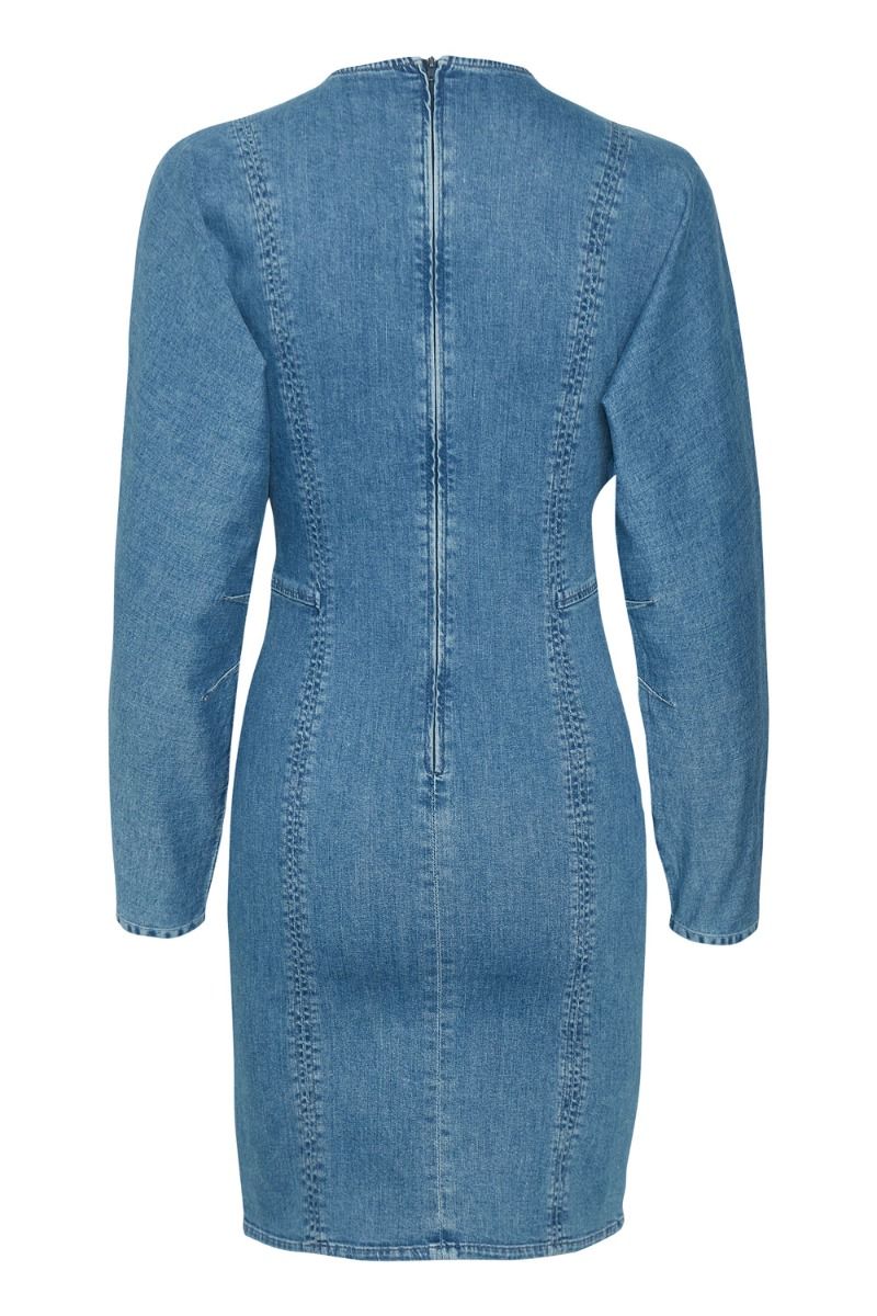 Gestuz - Kjole - Eline Dress - Denim Blue