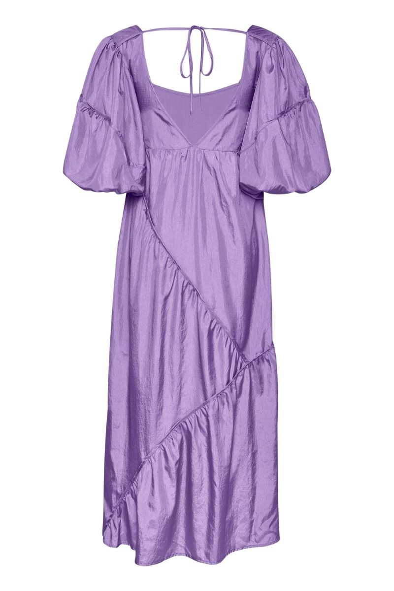 Gestuz - Kjole - HeslaGZ SS Long Dress - Fairy Wren