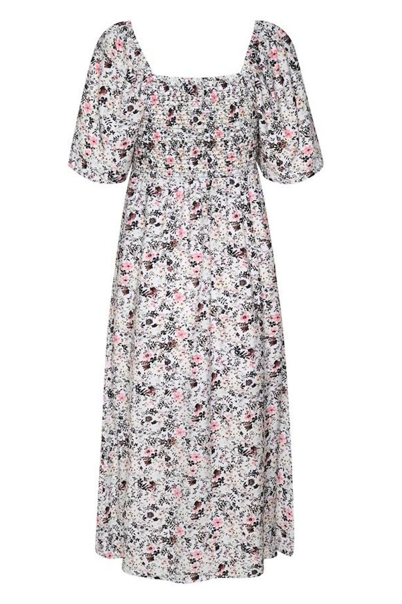 Gestuz - Kjole - JosyGZ SS Dress - Pink Flower Draft