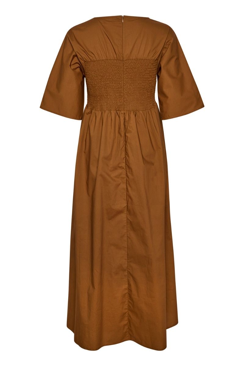 Gestuz - Kjole - Kalotta Long Dress - Mocha Bisque