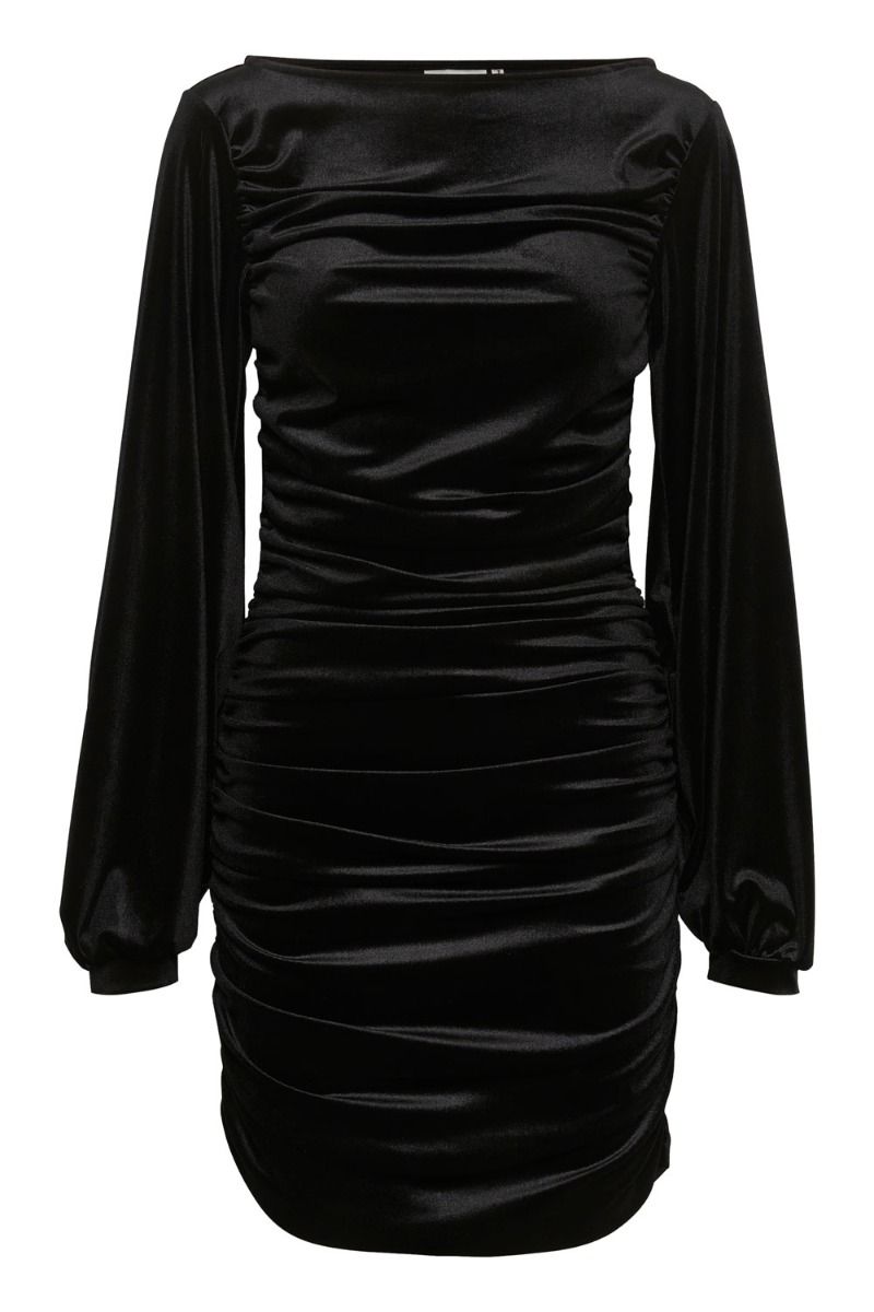 Gestuz - Kjole - KamaliGZ LS Short Dress - Black