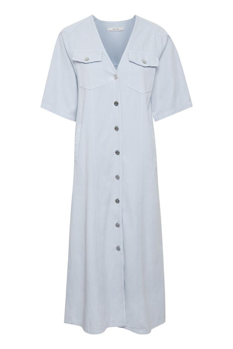Gestuz - Kjole - Kata SS Dress - Xenon Blue